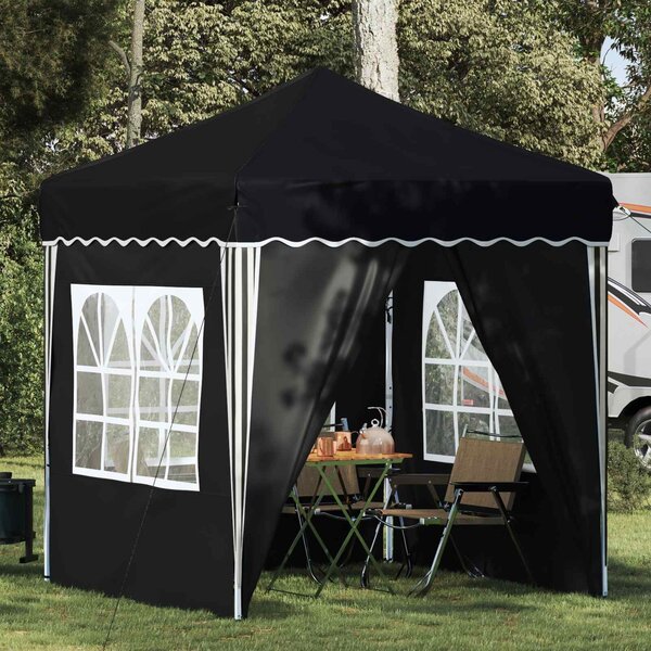 VidaXL Parti sátor 195 x 195 x 245 cm Oxford Szövet, Antracit