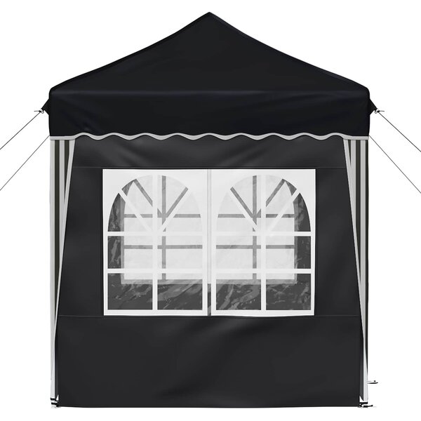 VidaXL Parti sátor 195 x 195 x 245 cm Oxford Szövet, Antracit