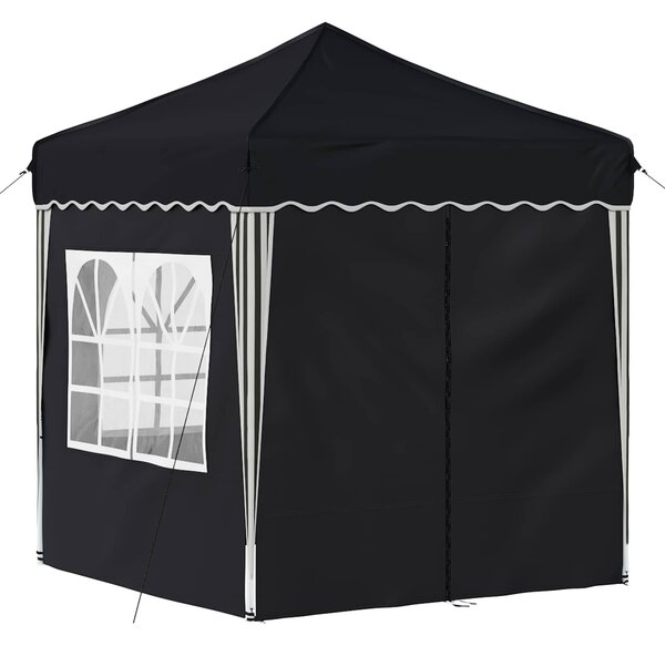 VidaXL Parti sátor 195 x 195 x 245 cm Oxford Szövet, Antracit