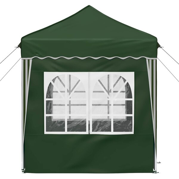 VidaXL Parti sátor 195 x 195 x 245 cm Zöld Oxford Szövet