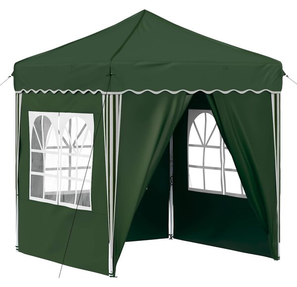 VidaXL Parti sátor 195 x 195 x 245 cm Zöld Oxford Szövet
