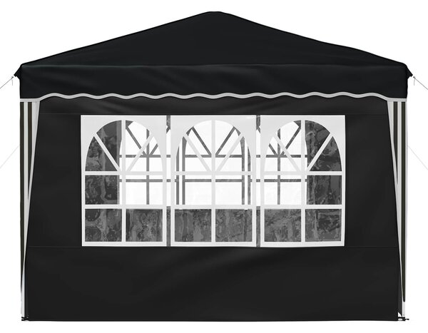 VidaXL Parti sátor 288 x 288 x 245 cm, Oxford Szövet, Antracit