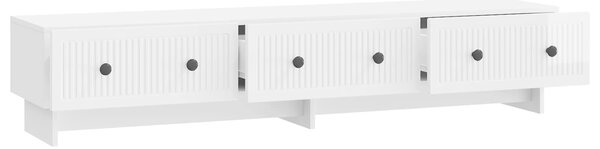 VidaXL TV szekrény Magasfényű Fehér 147 x 34,5 x 30 cm Szerelt Fa