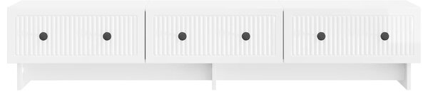 VidaXL TV szekrény Magasfényű Fehér 147 x 34,5 x 30 cm Szerelt Fa