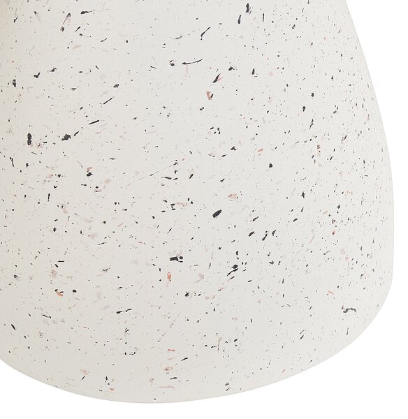 Kisasztal BIVIERE 39 cm 39 cm Terrazzo hatású Törtfehér