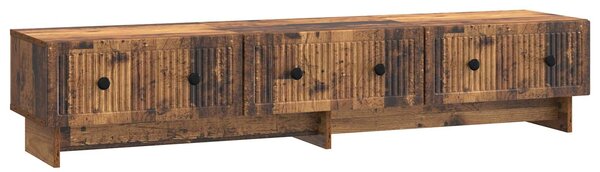VidaXL TV szekrény fiókkal Antik Fa 147 x 34,5 x 30 cm Szerelt Fa