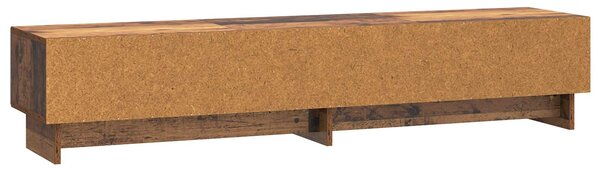 VidaXL TV szekrény fiókkal Antik Fa 147 x 34,5 x 30 cm Szerelt Fa