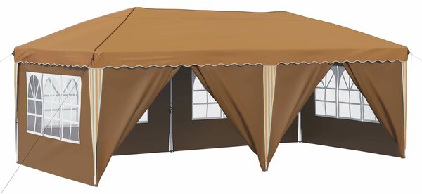 VidaXL Parti sátor 575 x 288 x 245 cm, Bézs