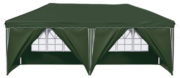 VidaXL Parti sátor 575 x 288 x 245 cm, Zöld