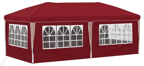 VidaXL Parti sátor 575 x 288 x 245 cm, Burgundi