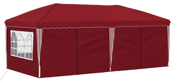 VidaXL Parti sátor 575 x 288 x 245 cm, Burgundi