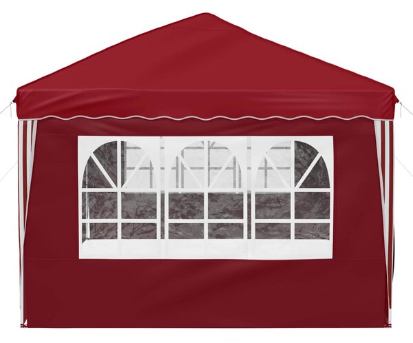 VidaXL Parti sátor 575 x 288 x 245 cm, Burgundi