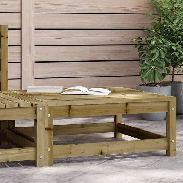 VidaXL impregnált fenyőfa kerti lábtartó 70 x 70 x 30 cm