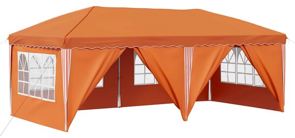 VidaXL Parti sátor 575 x 288 x 245 cm, Narancssárga