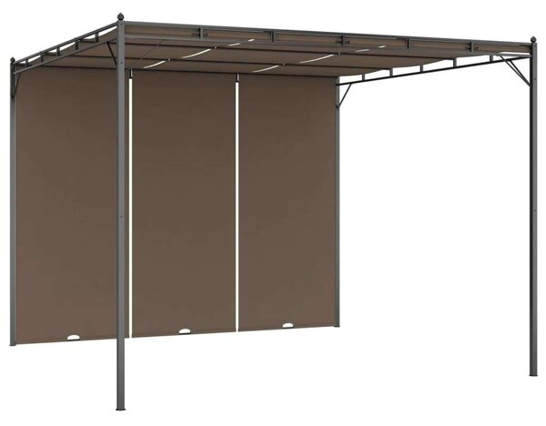 VidaXL Kerti Pavilon - Barna - 3x3x2,25m