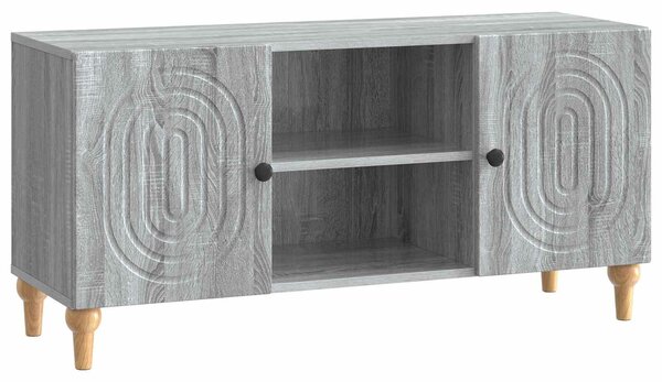 VidaXL TV szekrény Szürke Sonoma 102 x 34,5 x 50 cm Szerelt Fa