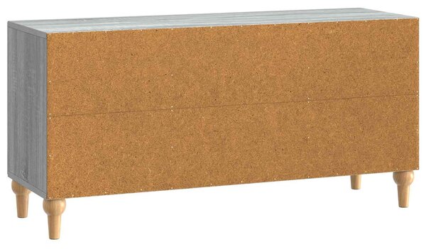 VidaXL TV szekrény Szürke Sonoma 102 x 34,5 x 50 cm Szerelt Fa