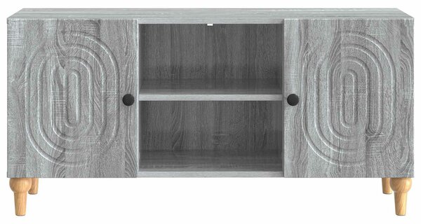 VidaXL TV szekrény Szürke Sonoma 102 x 34,5 x 50 cm Szerelt Fa