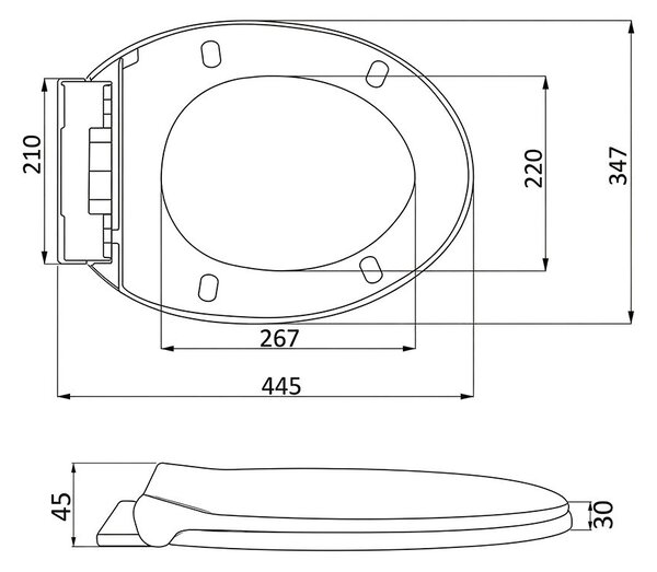 Roya soft close wc ülőke