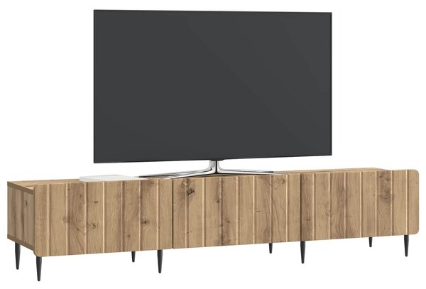 VidaXL TV szekrény Kézműves Tölgy 147 x 34,5 x 32 cm Szerelt Fa