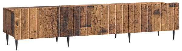 VidaXL TV szekrény fiókkal Antik Fa 147 x 34,5 x 32 cm Szerelt Fa