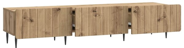 VidaXL TV szekrény Kézműves Tölgy 147 x 34,5 x 32 cm Szerelt Fa