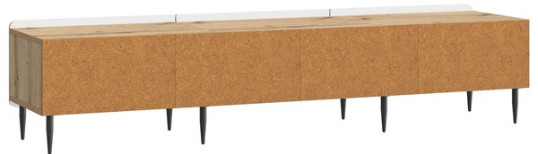 VidaXL TV szekrény Kézműves Tölgy 147 x 34,5 x 32 cm Szerelt Fa