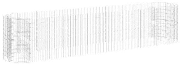 VidaXL Gabion Magaságyás - 500x100x100 cm