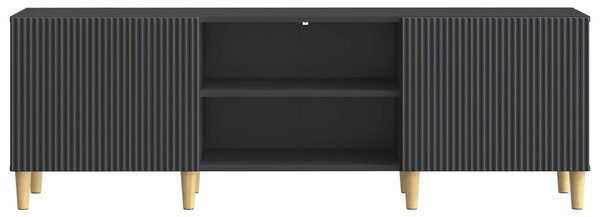 VidaXL TV szekrény Fekete 150 x 31 x 50 cm Szerelt Fa
