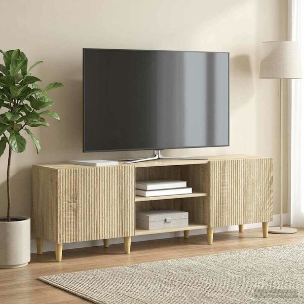 VidaXL TV szekrény Sonoma Tölgy 150 x 31 x 50 cm Szerelt Fa