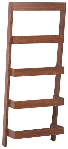Ötszintes polcos elem MOBILE TRIO 167 cm Sötétbarna
