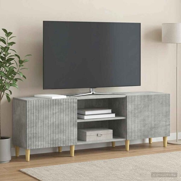 VidaXL TV szekrény Betonszürke 150 x 31 x 50 cm Szerelt Fa