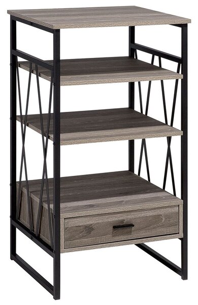 Háromszintes polcos elem KEENE 101 cm Tópszín