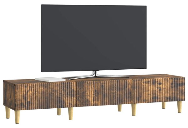 VidaXL TV szekrény fiókkal Füstös Tölgy 147 x 34,5 x 30 cm Szerelt Fa