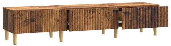 VidaXL TV szekrény fiókkal Antik Fa 147 x 34,5 x 30 cm Szerelt Fa