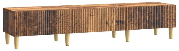 VidaXL TV szekrény fiókkal Antik Fa 147 x 34,5 x 30 cm Szerelt Fa