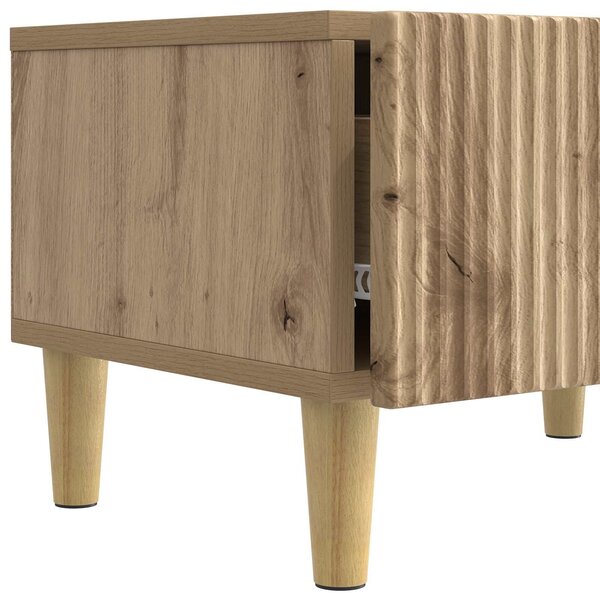 VidaXL TV szekrény Kézműves Tölgy 147 x 34,5 x 30 cm Szerelt Fa