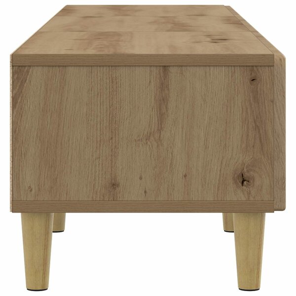 VidaXL TV szekrény Kézműves Tölgy 147 x 34,5 x 30 cm Szerelt Fa