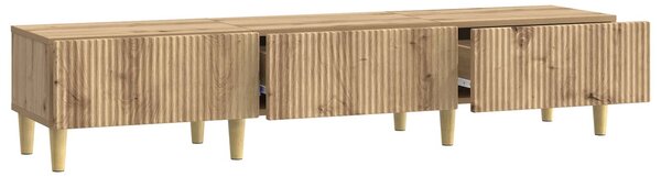 VidaXL TV szekrény Kézműves Tölgy 147 x 34,5 x 30 cm Szerelt Fa