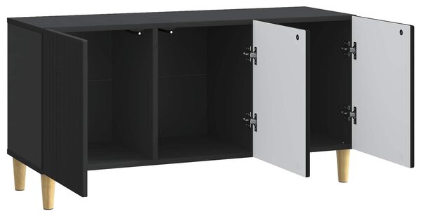 VidaXL TV szekrény Fekete 99 x 34,5 x 50 cm Szerelt Fa