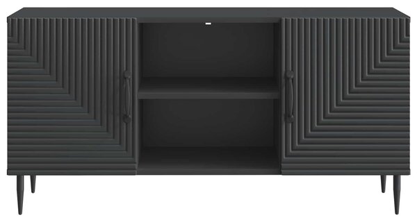 VidaXL TV szekrény Fekete 102 x 34,5 x 50 cm Szerelt Fa
