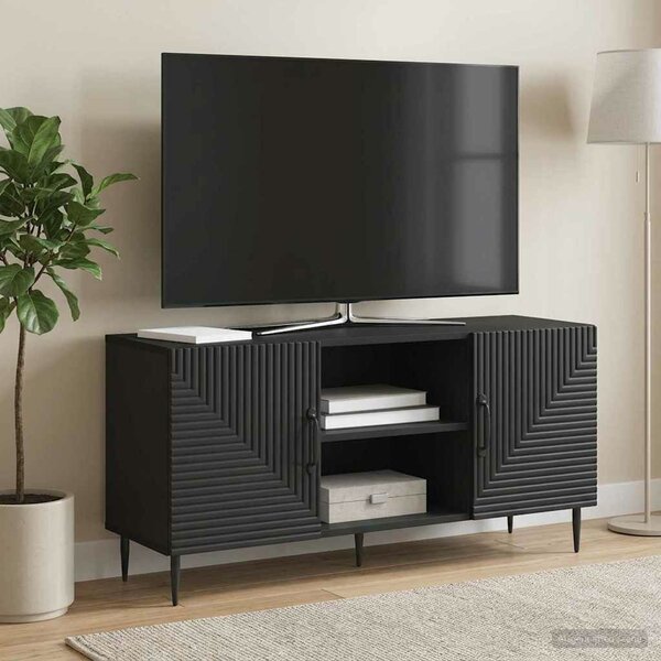 VidaXL TV szekrény Fekete 102 x 34,5 x 50 cm Szerelt Fa