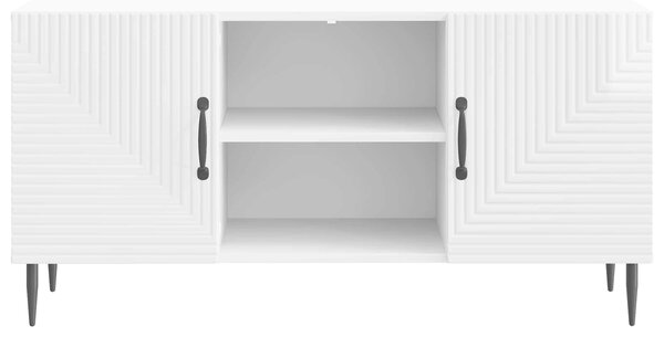 VidaXL TV szekrény Magasfényű Fehér 102 x 34,5 x 50 cm Szerelt Fa
