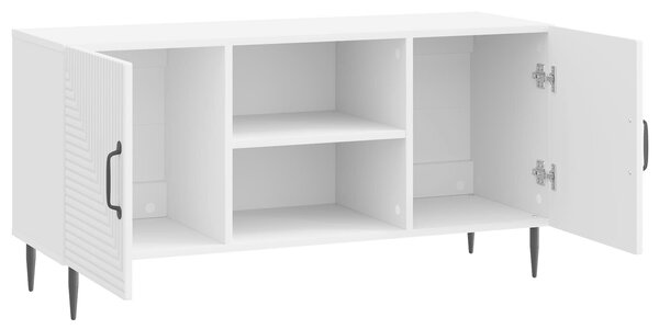 VidaXL TV szekrény Magasfényű Fehér 102 x 34,5 x 50 cm Szerelt Fa