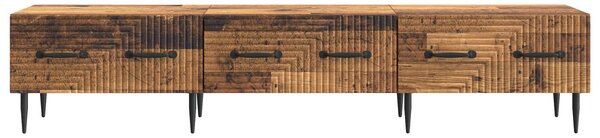 VidaXL TV szekrény fiókkal Antik Fa 147 x 34,5 x 30 cm Szerelt Fa