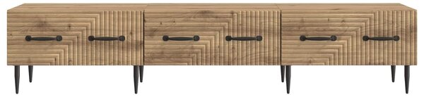 VidaXL TV szekrény Kézműves Tölgy 147 x 34,5 x 30 cm Szerelt Fa