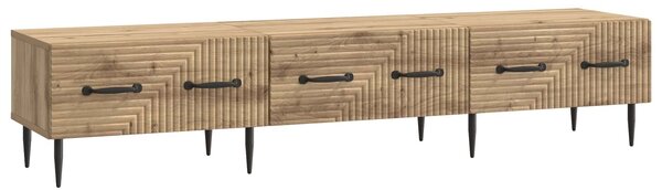 VidaXL TV szekrény Kézműves Tölgy 147 x 34,5 x 30 cm Szerelt Fa