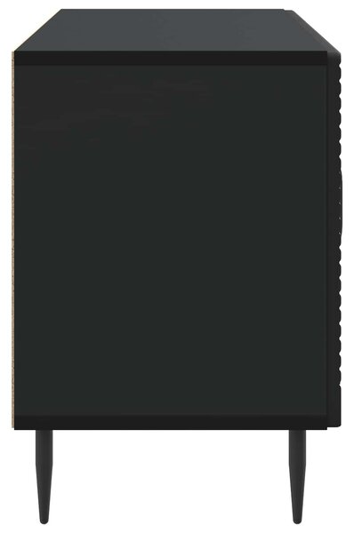 VidaXL TV szekrény Fekete 99 x 34,5 x 50 cm Szerelt Fa