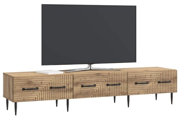 VidaXL TV szekrény Kézműves Tölgy 147 x 34,5 x 30 cm Szerelt Fa