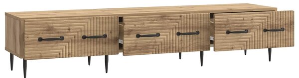 VidaXL TV szekrény Kézműves Tölgy 147 x 34,5 x 30 cm Szerelt Fa